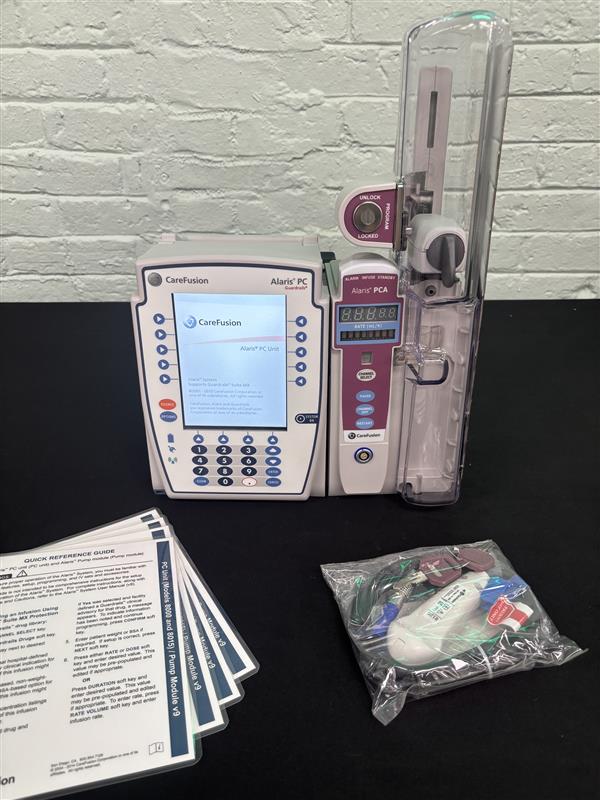 CareFusion Alaris 8015 PC Infusion Pump w/ Alaris 8120 PCA Pump Module