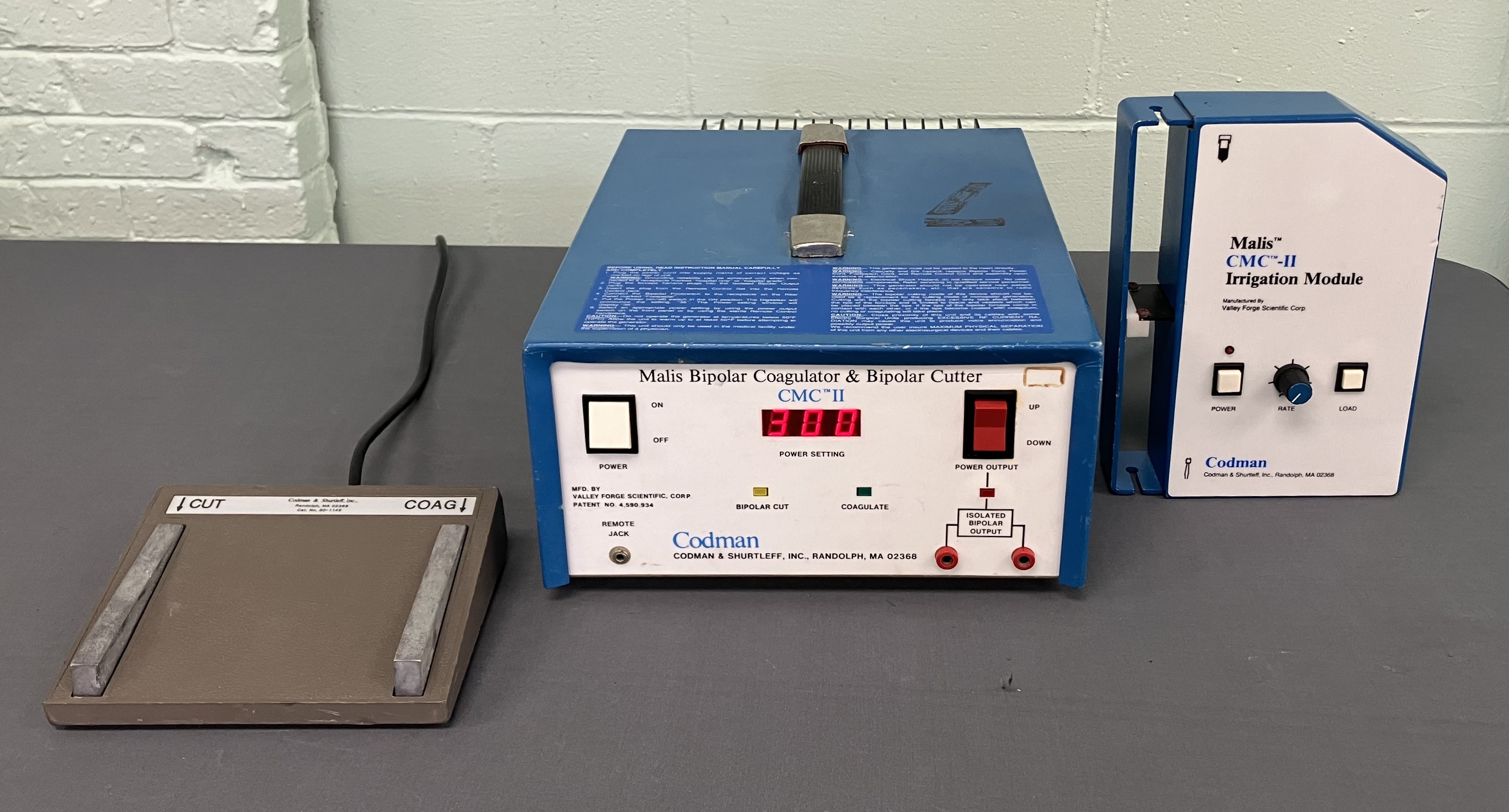 Codman Malis Bipolar Coagulator & Bipolar Cutter ESU CMC II