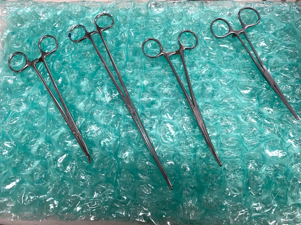 Lot of 4 - Angled Forceps