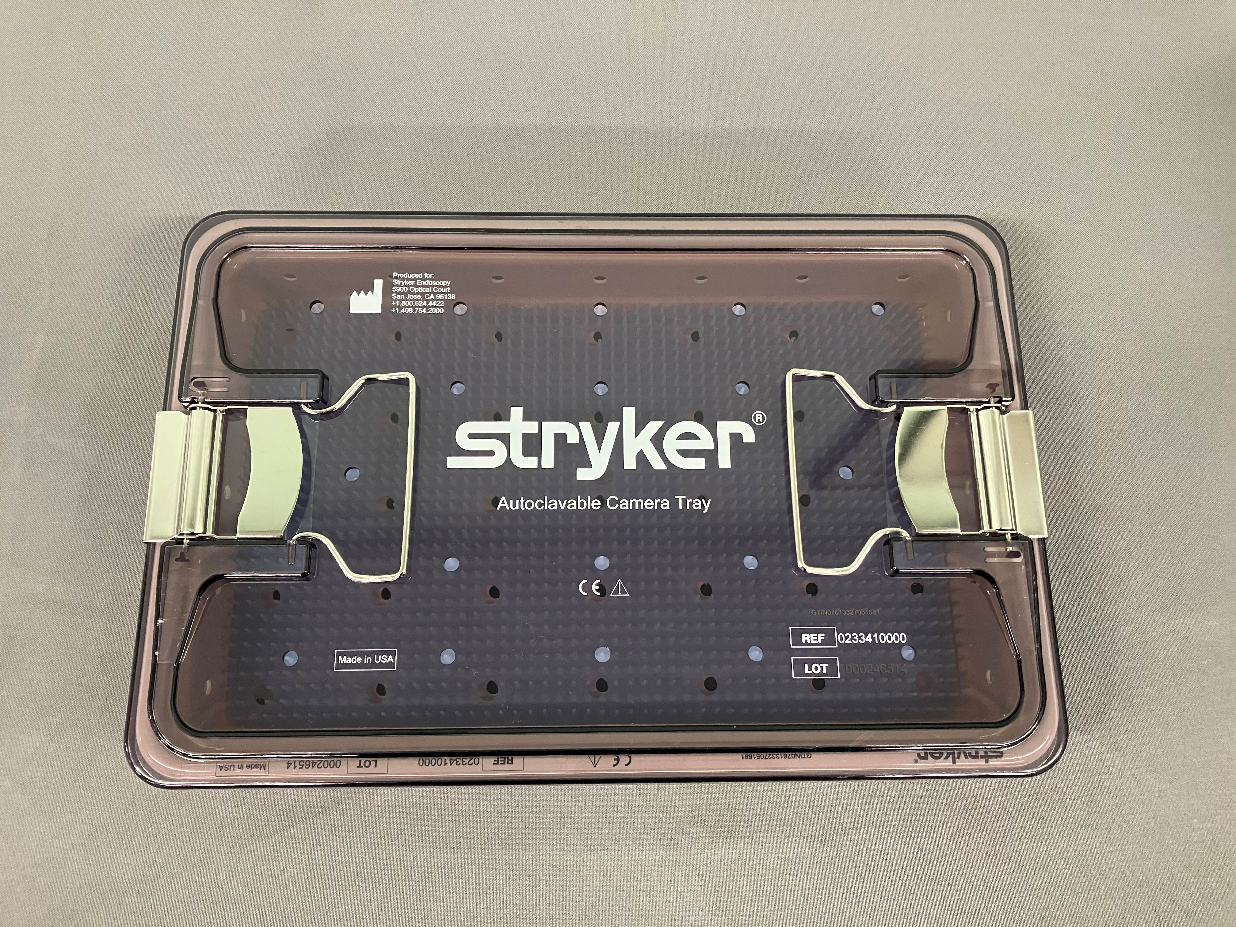 Stryker Autoclavable Camera Tray â€“ no instruments