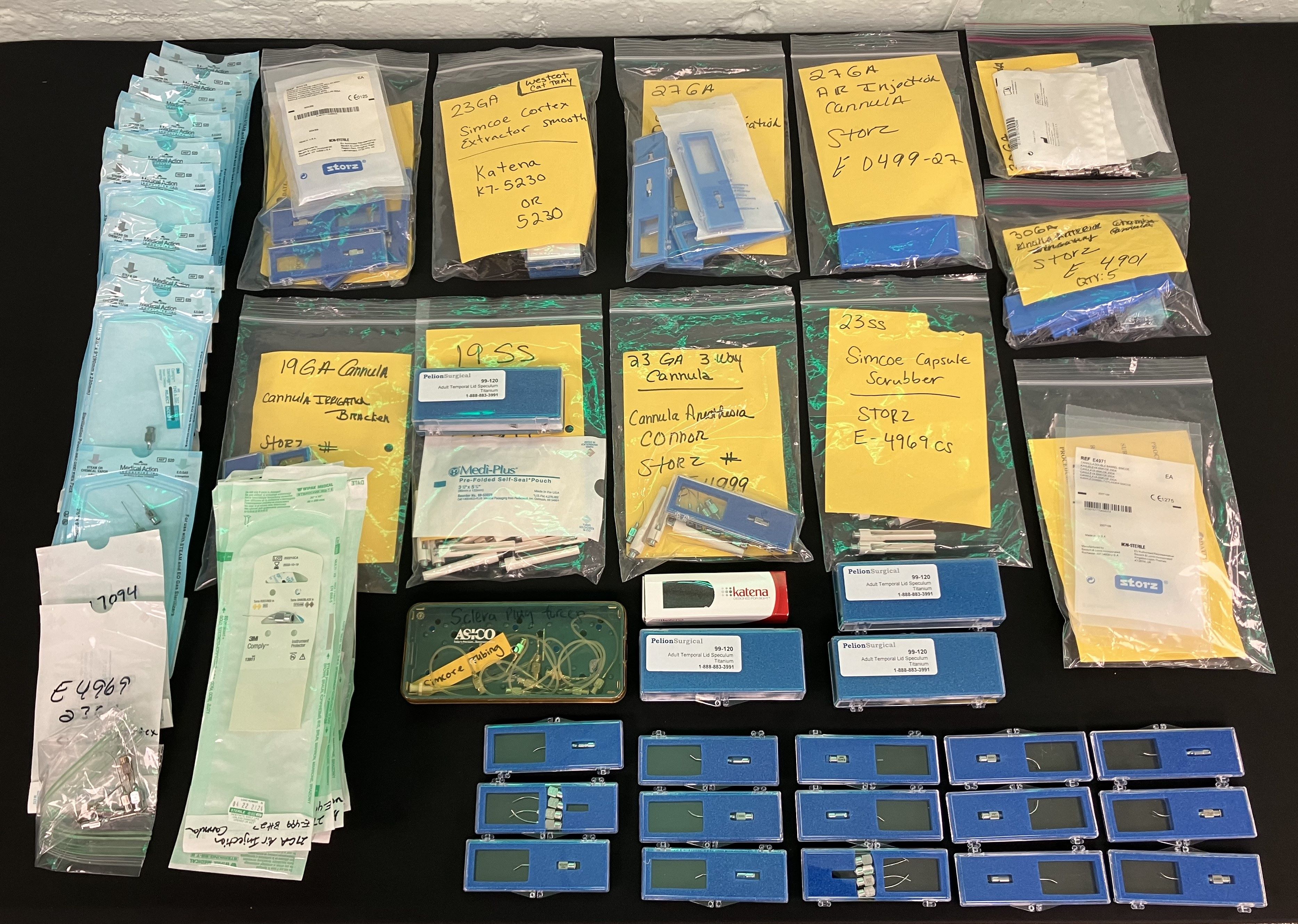 Lot of 221 Cannulas w/Storz, Katena, Weck & More – Please Read