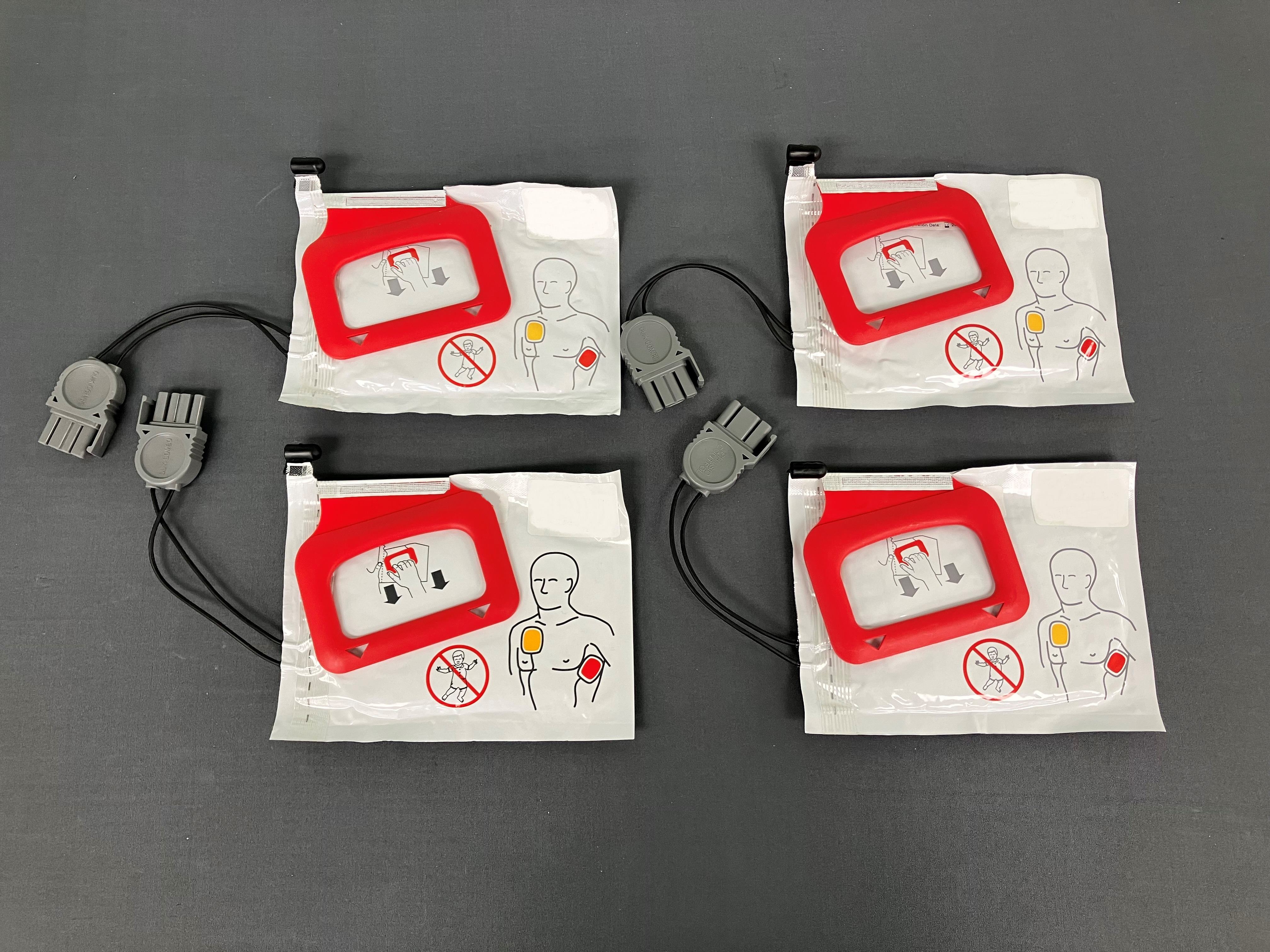 Physio-Control Adult QUIK-PAK Pacing Defib. ECG Electrodes - 4