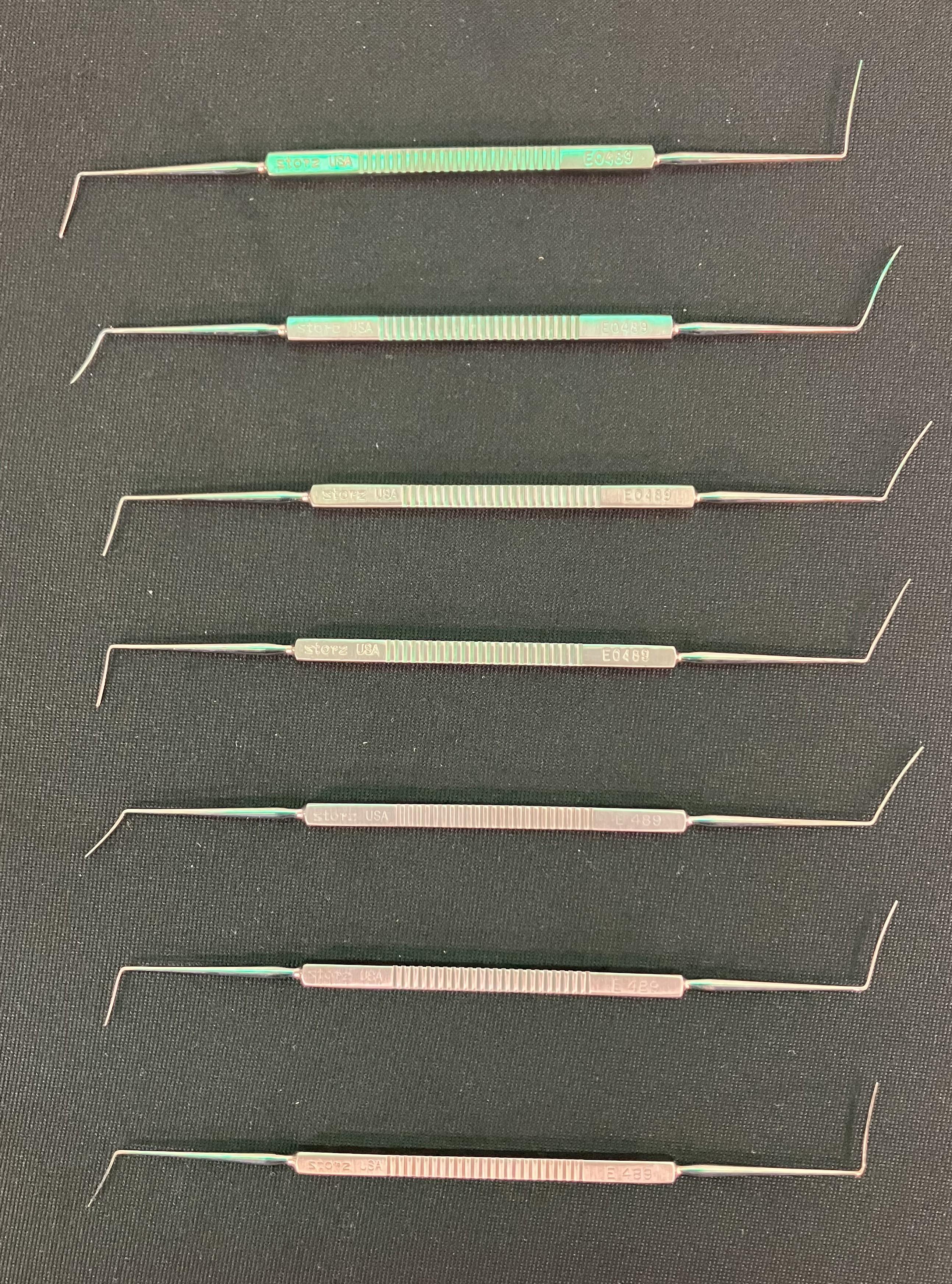 Lot of Storz E 489 & Storz E0489 Castroviejo Cyclodialysis Spatulas