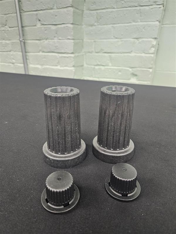 Leica Microscope Knob Cover Handles (set of 2) w/ 2 Drive Cover Knobs