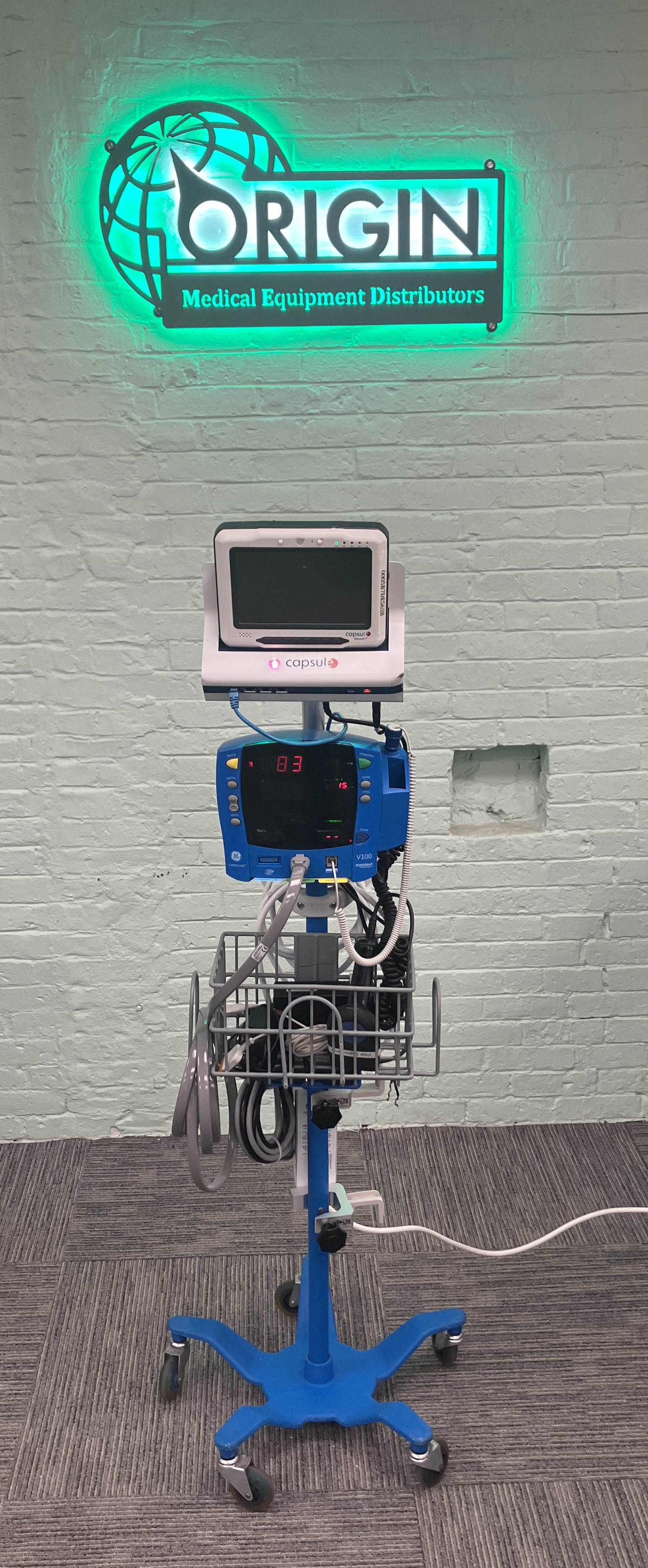 GE Carescape Dinamap V100 Patient Monitor w/ Capsule Neuron #2